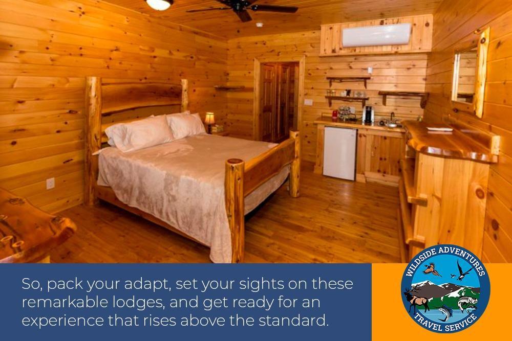 So, pack your adapt, set your sights on these remarkable lodges